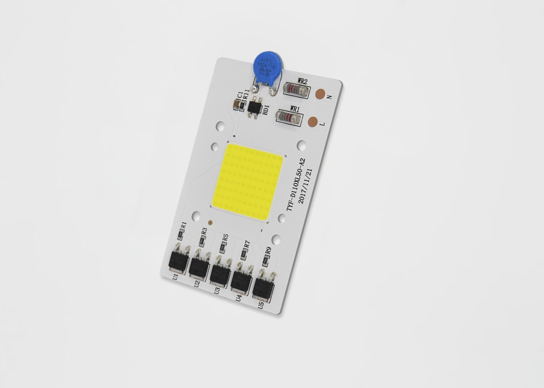 Full Spectrum AC LED Module 50W 30W Ac Dimmable 52*84mm For Flood Light